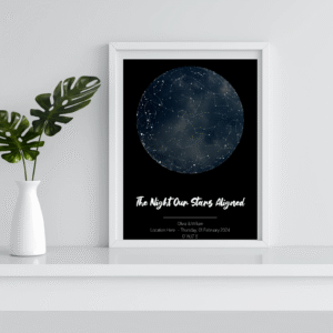Custom Star Map(Blue&Black)
Digital Print