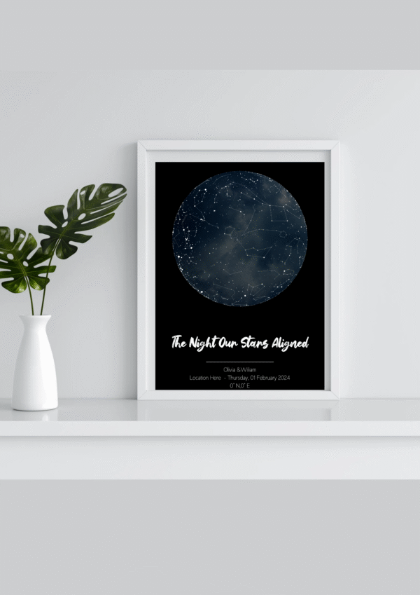 Custom Star Map(Blue&Black)
Digital Print