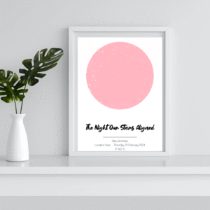 Custom Star Map(Pink)
Digital Print
