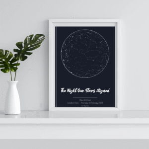 Custom Star Map (Blue)
Digital Print