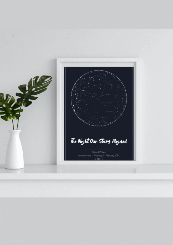 Custom Star Map (Blue)
Digital Print