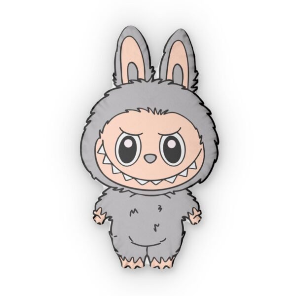 Labubu Shaped Pillows | Cute Bunny Plush, Kid's Room Decor, Unique Gift, Fun Throw Pillow, Anime-Inspired Cushion - Image 2