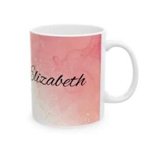 Personalized Ceramic Mug, Custom Name Mug, Colorful Drinkware, Gift for Her, Coffee Tea Mug, Unique Birthday Present