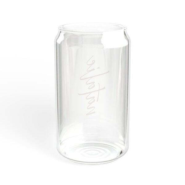 Custom name Sipper Glass, 16oz in Rose Gold - Image 7