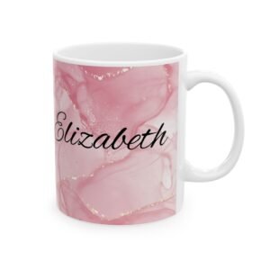 Personalized Marble Ceramic Mug | Custom Coffee Cup with Name | Gift for Her | Unique Name Mug | Birthday, Anniversary, Celebration