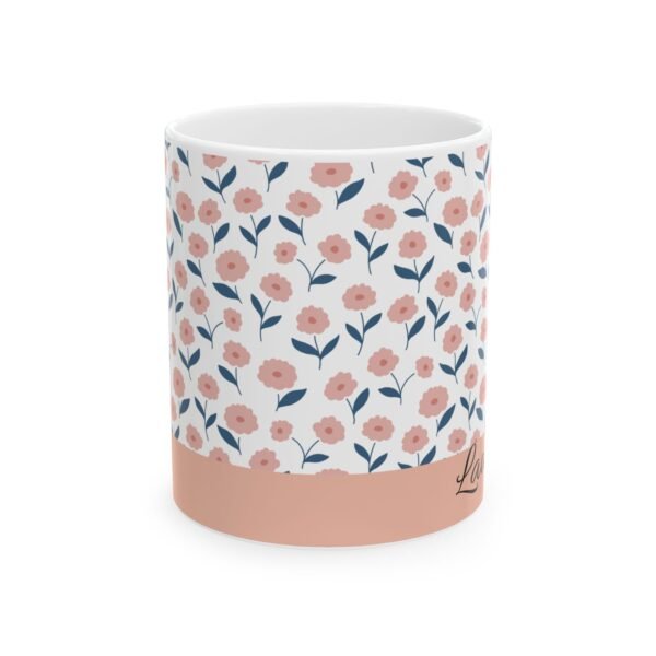 Floral Ceramic Mug, Cute Coffee Cup Gift, Tea Lover's Gift, Home Decor, Spring Vibes, Floral Mug - Image 2