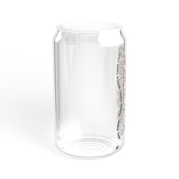 Personalized Sipper Glass, 16oz Drinkware, Eco-Friendly Glass Jar, Custom Bamboo Lid, Unique Gift for Him, Her, Wedding, and Parties - Image 5
