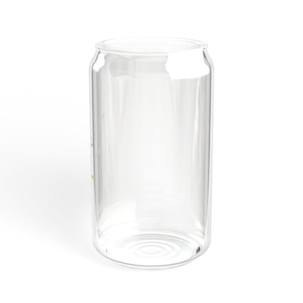 Custom Sipper Glass, 16oz in metallic gold - Image 8
