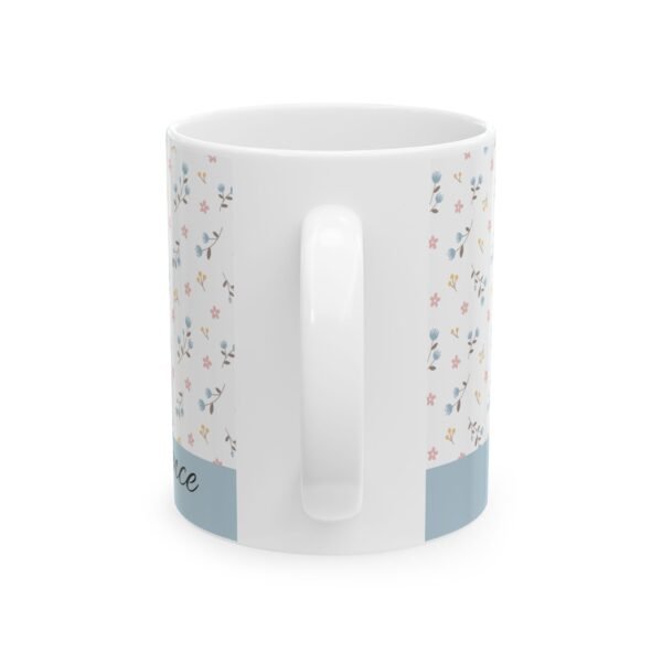 Floral Pattern Ceramic Mug | Cute Coffee Cup, Gift for Her, Tea Lover's Mug, Floral Kitchen Decor, Birthday Present - Image 3