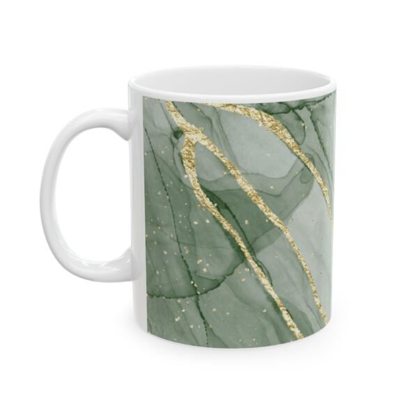 Personalized Marble Ceramic Mug - Custom Name Coffee Cup, Gift for Mom, Unique Holiday Present, Home Office Decor, Wedding Favor - Image 4