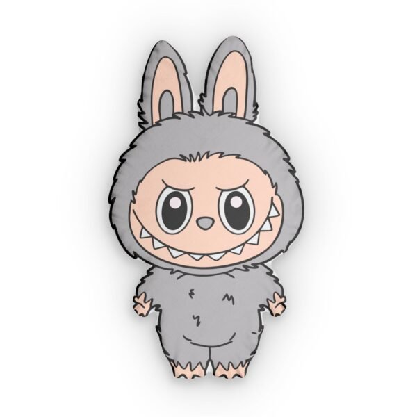 Labubu Shaped Pillows | Cute Bunny Plush, Kid's Room Decor, Unique Gift, Fun Throw Pillow, Anime-Inspired Cushion