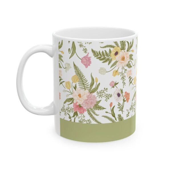 Floral Ceramic Mug - Perfect Gift for Tea Lovers, Coffee Enthusiasts, Home Décor, Mother's Day, Spring Celebrations - Image 4