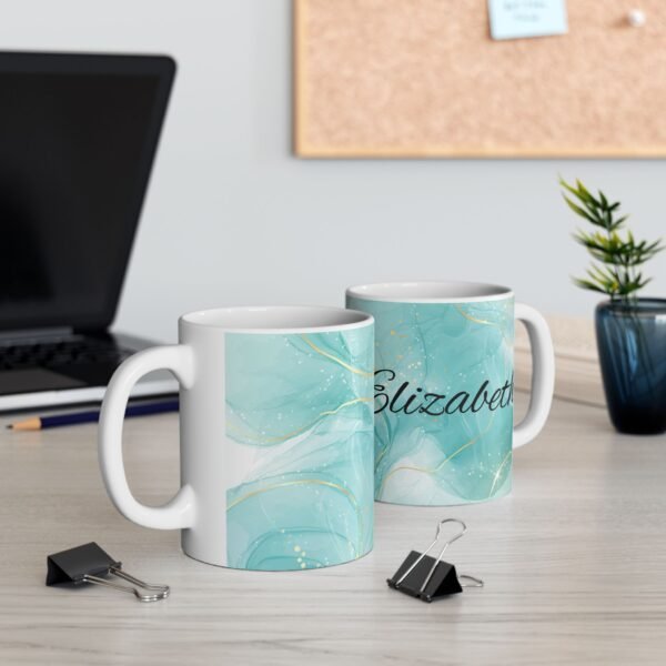 Personalized Marble Ceramic Mug - Customizable Drinkware for Coffee Lovers, Unique Gift for Birthdays, Anniversaries, Holidays, Home Decor - Image 5