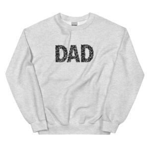 Floral Dad Embroidered Unisex Sweatshirt