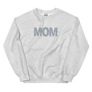 Floral MOM Embroidered Unisex Sweatshirt