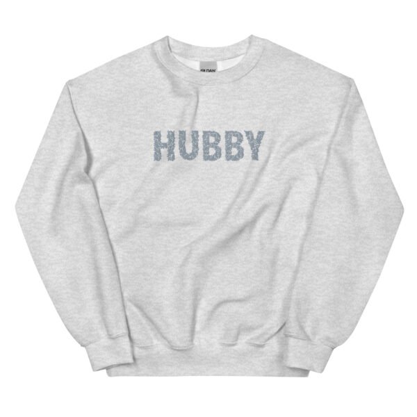 Floral HUBBY Embroidered Unisex Sweatshirt - Image 13