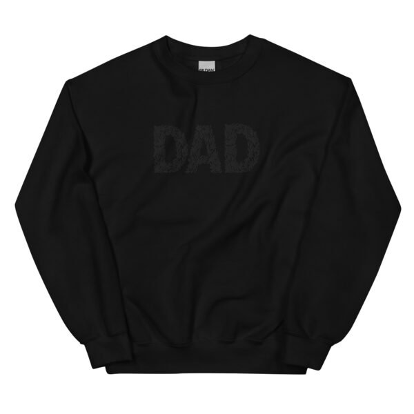 Floral Dad Embroidered Unisex Sweatshirt - Image 2