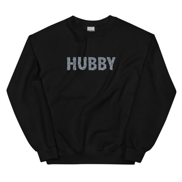 Floral HUBBY Embroidered Unisex Sweatshirt - Image 2