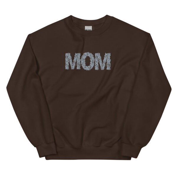 Floral MOM Embroidered Unisex Sweatshirt - Image 4