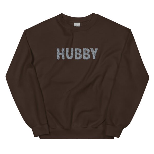 Floral HUBBY Embroidered Unisex Sweatshirt - Image 4