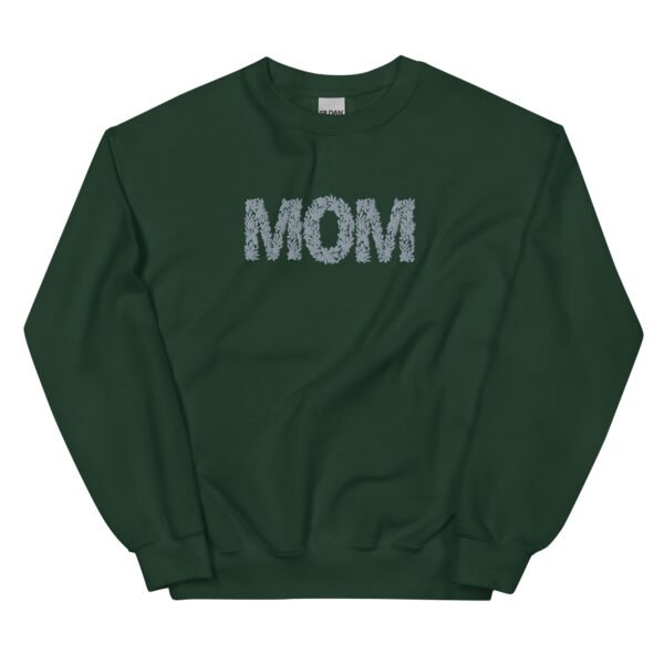 Floral MOM Embroidered Unisex Sweatshirt - Image 6