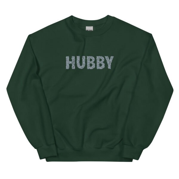 Floral HUBBY Embroidered Unisex Sweatshirt - Image 6