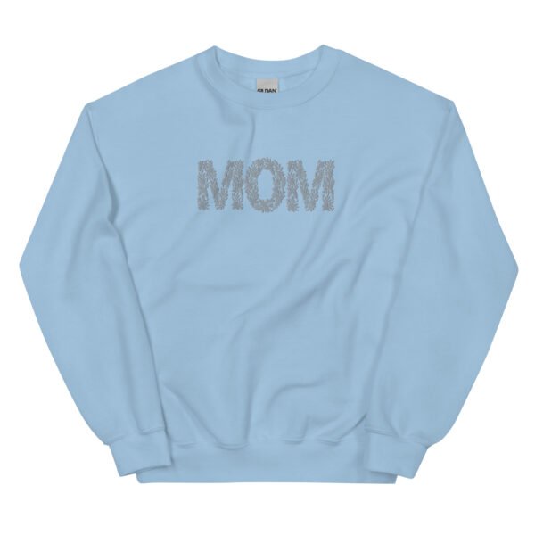 Floral MOM Embroidered Unisex Sweatshirt - Image 10