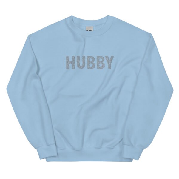 Floral HUBBY Embroidered Unisex Sweatshirt - Image 9