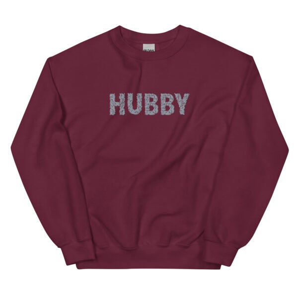 Floral HUBBY Embroidered Unisex Sweatshirt - Image 5