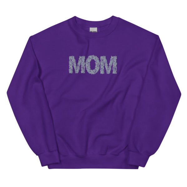 Floral MOM Embroidered Unisex Sweatshirt - Image 5
