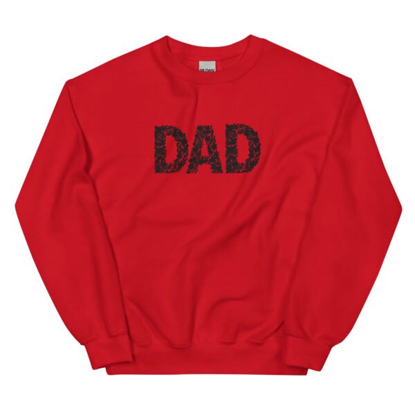 Floral Dad Embroidered Unisex Sweatshirt - Image 8