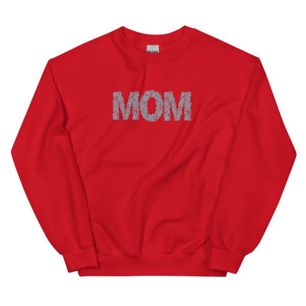 Floral MOM Embroidered Unisex Sweatshirt - Image 7