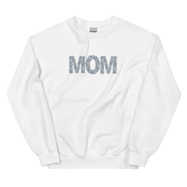 Floral MOM Embroidered Unisex Sweatshirt - Image 14