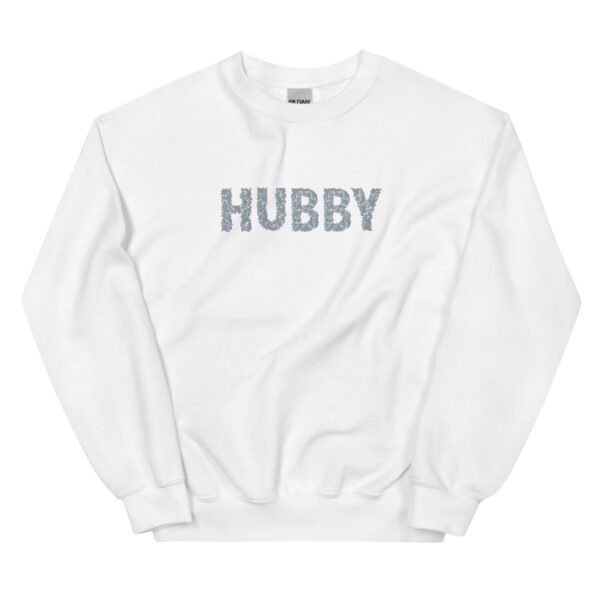 Floral HUBBY Embroidered Unisex Sweatshirt